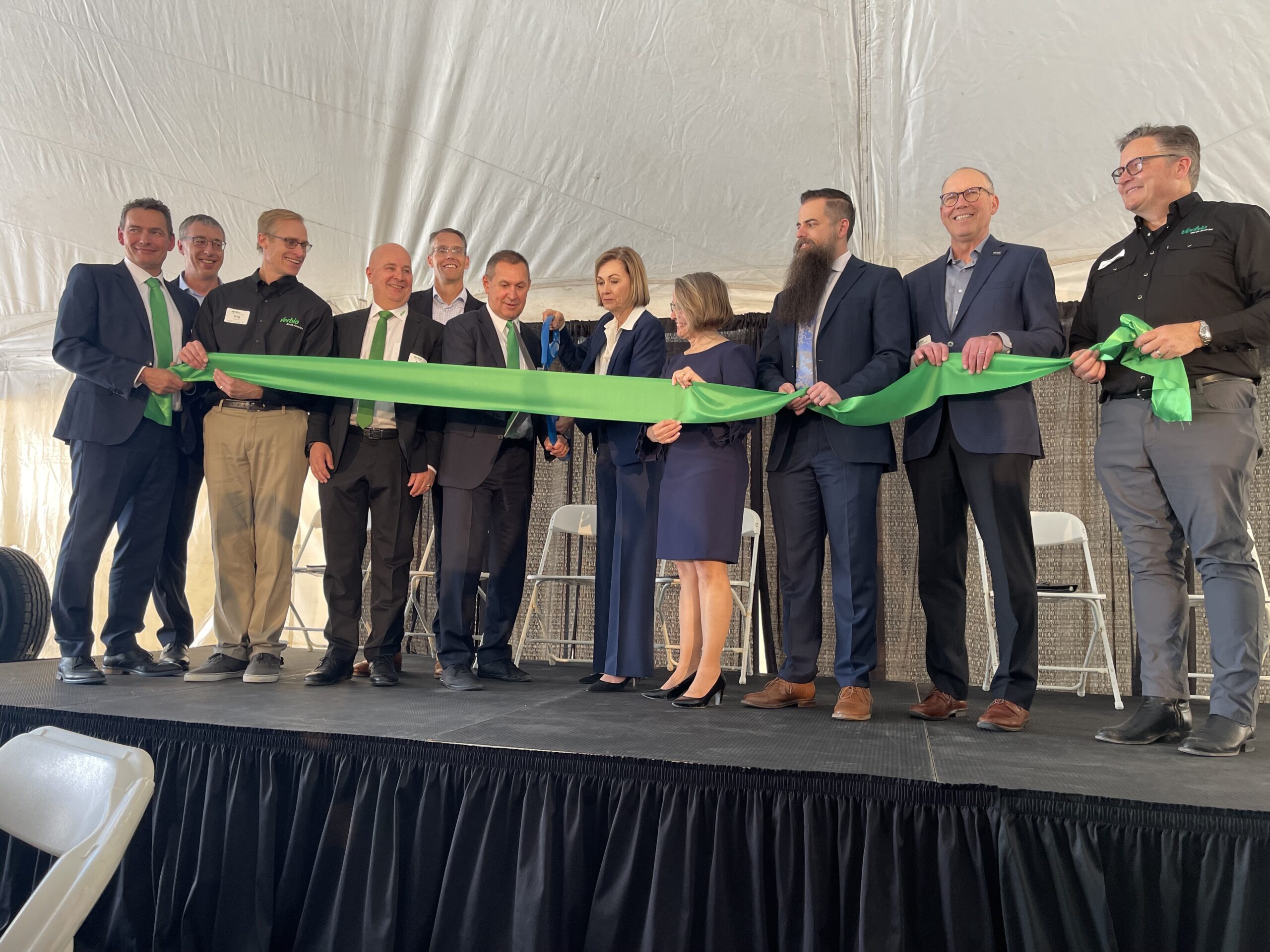 Ground breaking in Nevada, Iowa