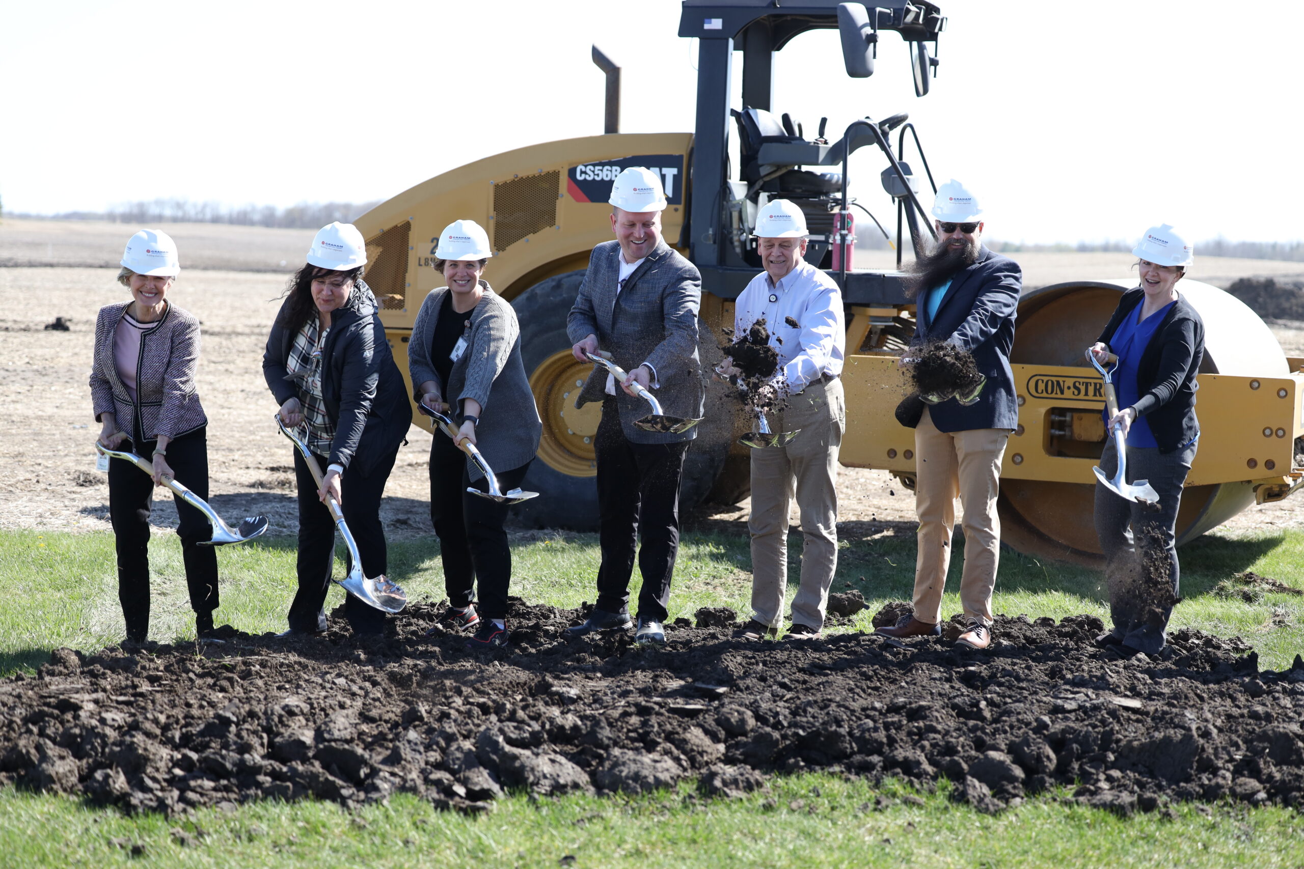 Ground breaking in Nevada, Iowa